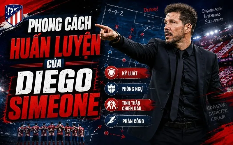 Tiểu sử huấn luyện viên Diego Simeone: “El Cholo” vĩ đại