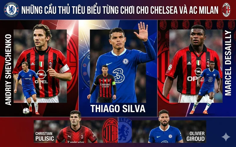 Những cầu thủ từng chơi cho Chelsea và AC Milan trong lịch sử